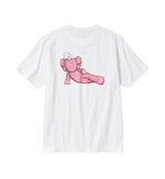 Carica l&#39;immagine nel visualizzatore di Gallery, T-shirt Uniqlo X Kaws White Pink
