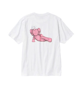 T-shirt Uniqlo X Kaws White Pink