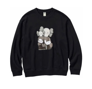 Sweatshirt Uniqlo X Kaws Black