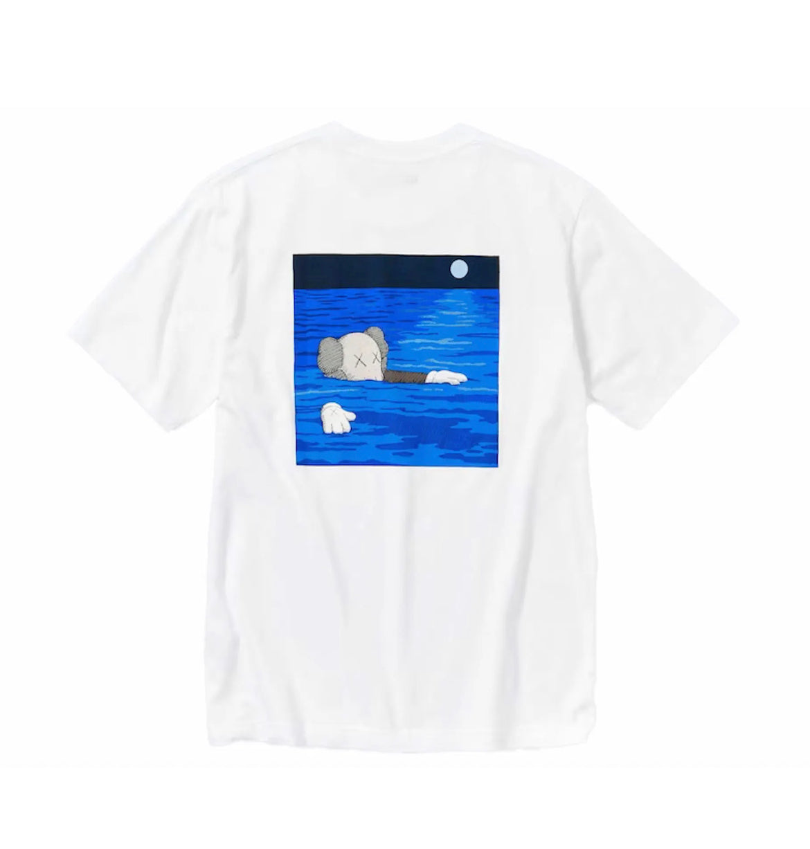 T-shirt Uniqlo X Kaws White Blu