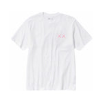 Carica l&#39;immagine nel visualizzatore di Gallery, T-shirt Uniqlo X Kaws White Pink
