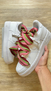 Air Force 1 Rope Laces Lanvin Red