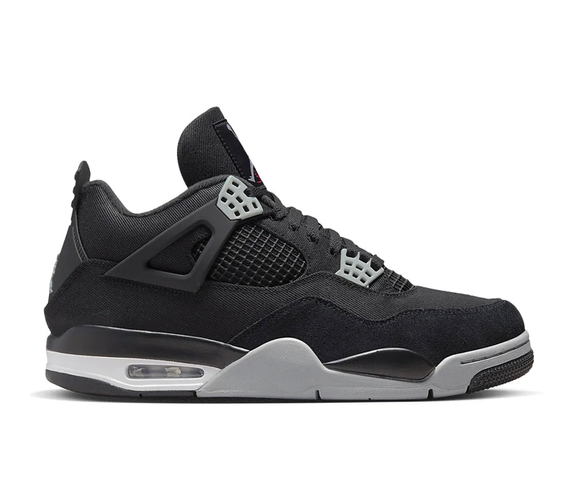 Jordan 4 Black Canvas